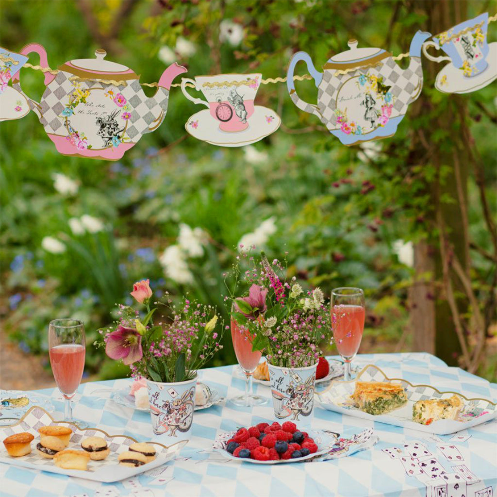 Alice in Wonderland Teapot Bunting