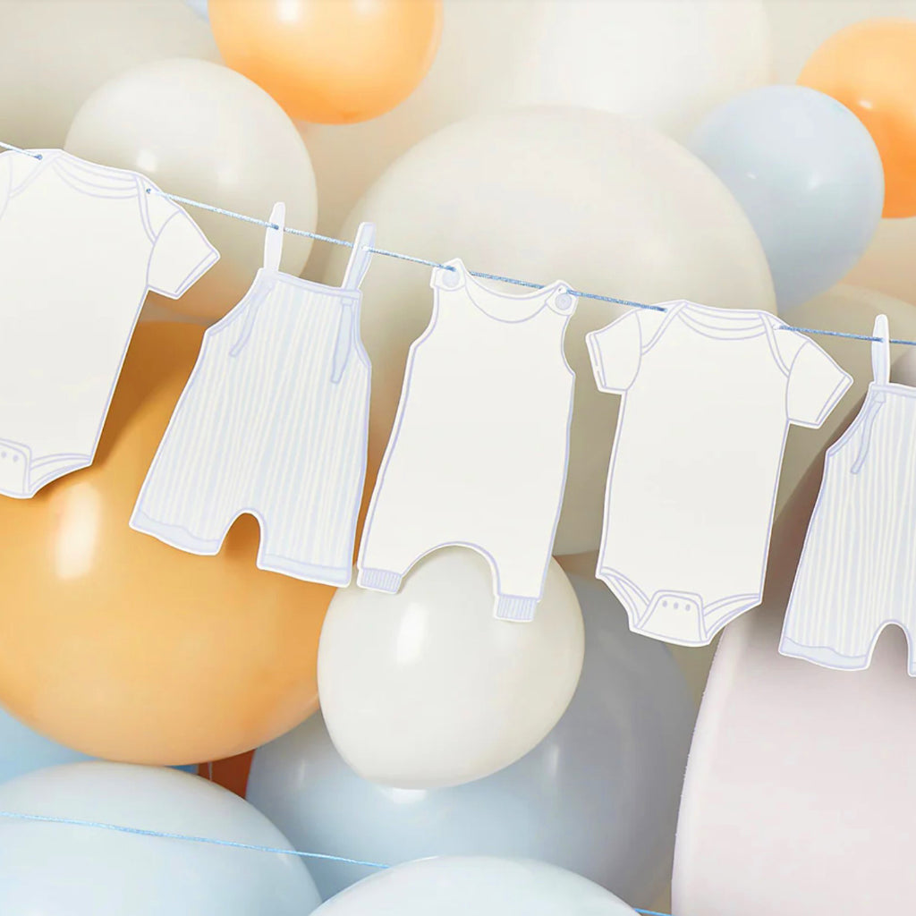 Blue Babygrow Garland