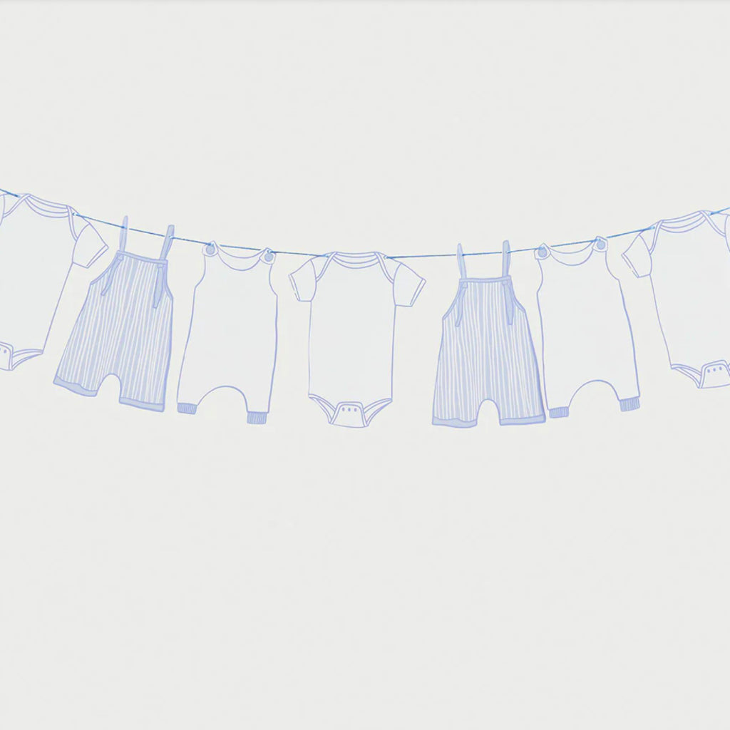 Blue Babygrow Garland