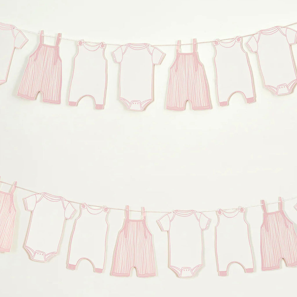 Pink Babygrow Garland