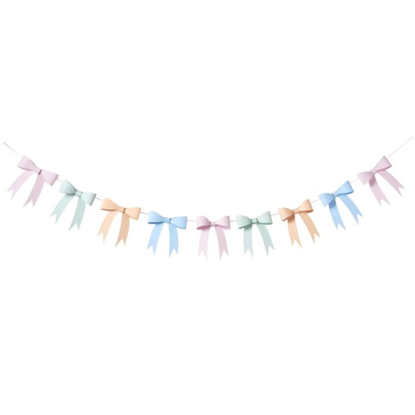 Pastel Bow Garland