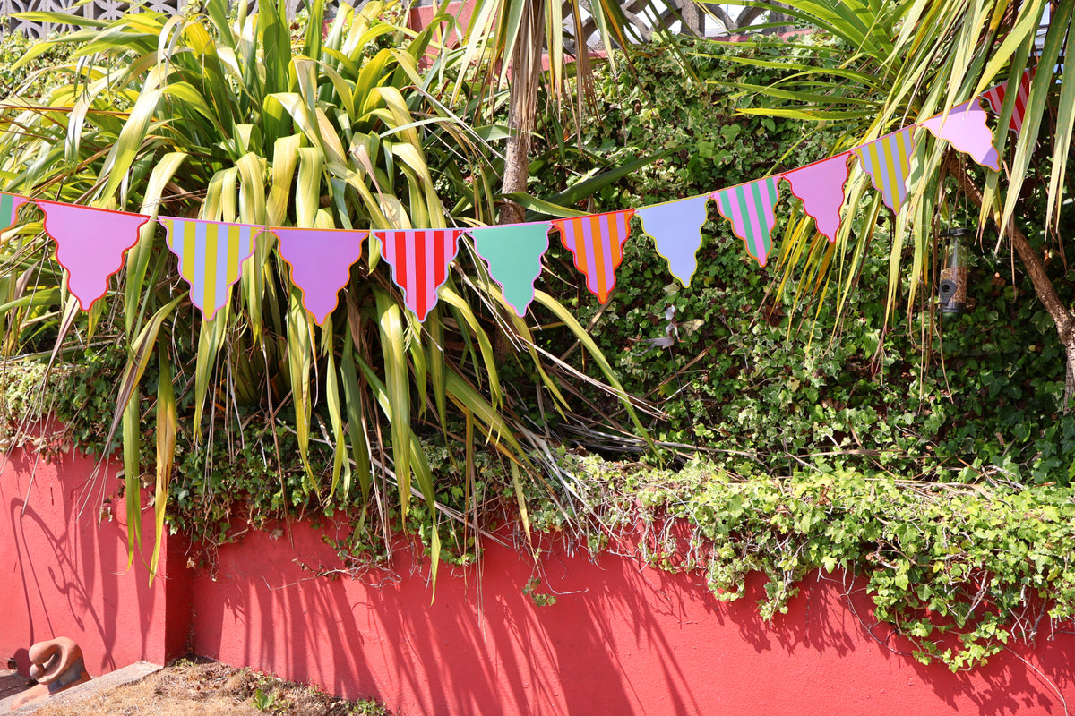 Colourful Party Card Bunting