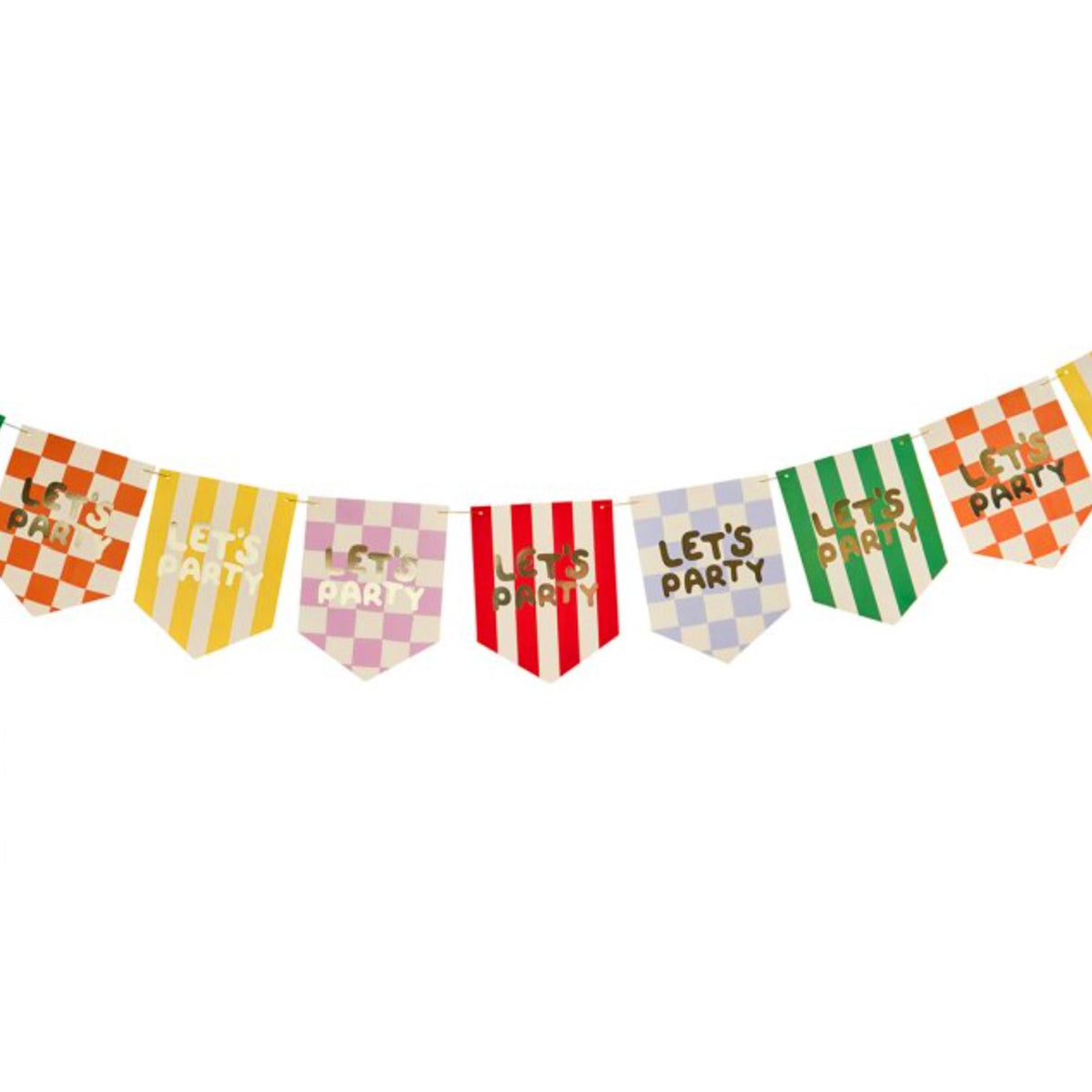 Colourful Let's Party Bunting