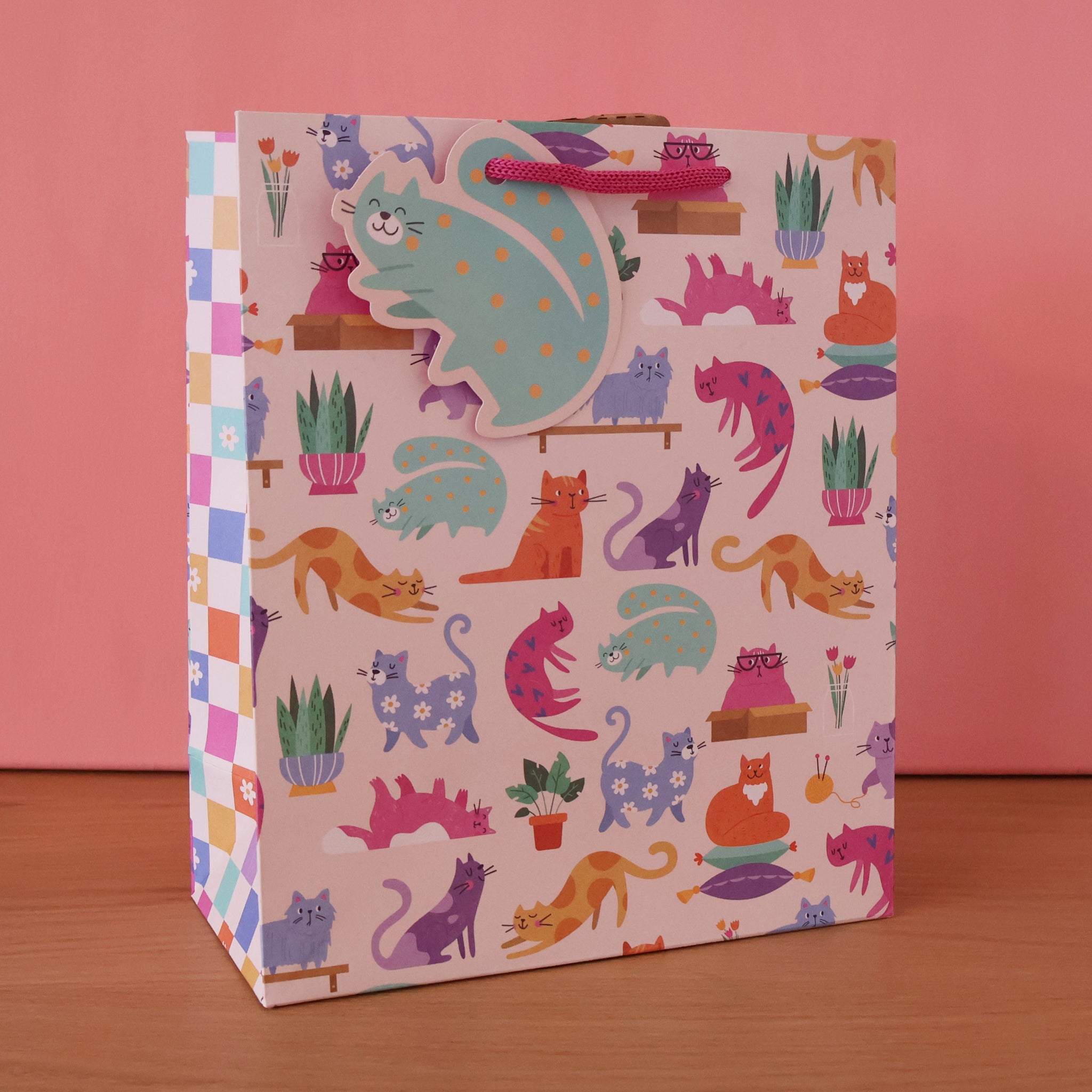 Colourful Cats Gift Bag