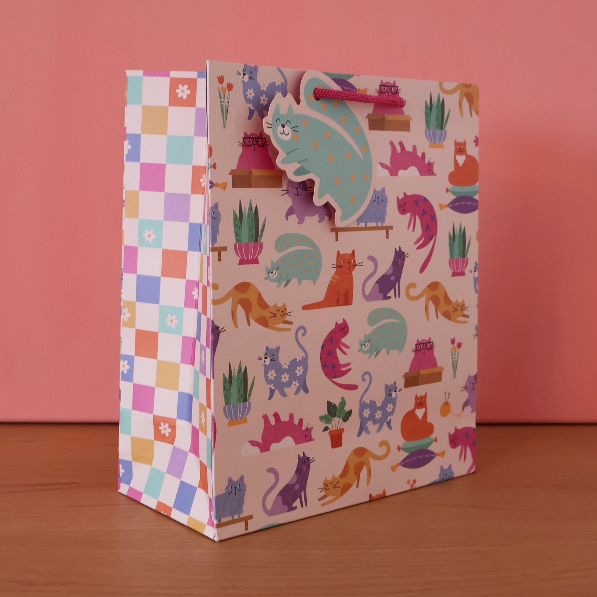 Colourful Cats Gift Bag