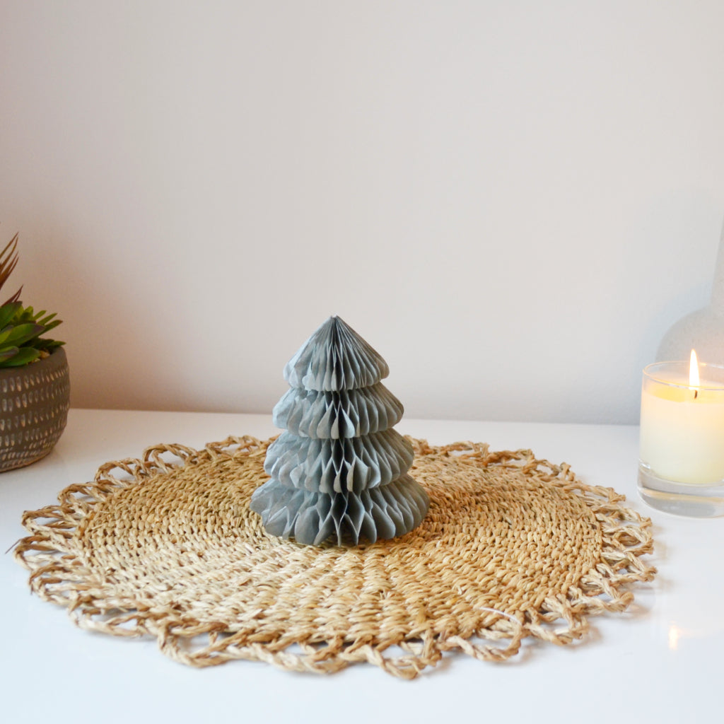 Christmas Tree Paper Honeycombs Pack of 3