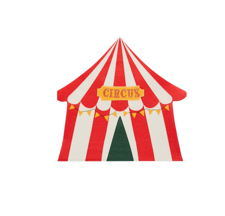 Circus Tent Party Napkins x 16