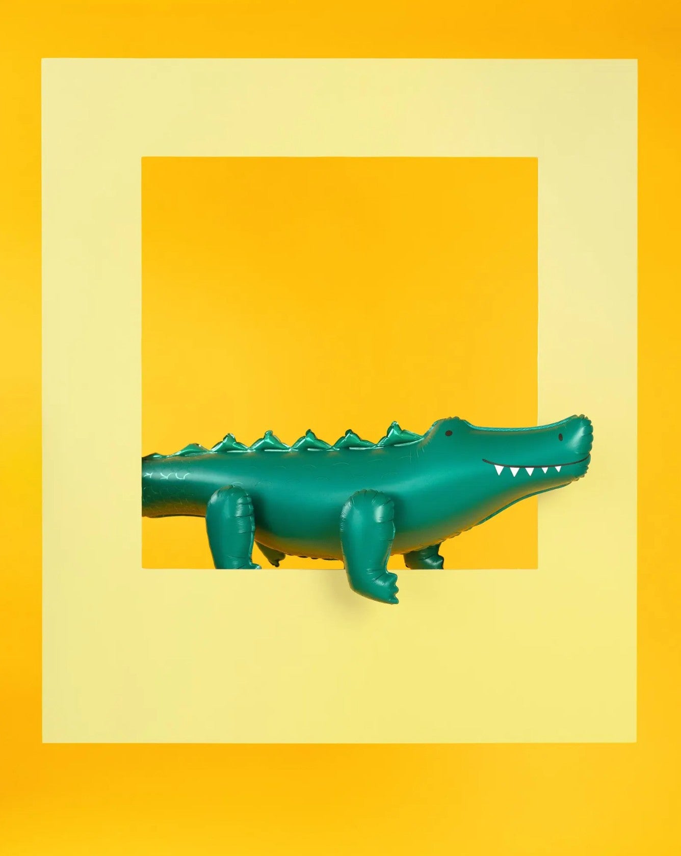 Large Crocodile Standing Foil Balloon