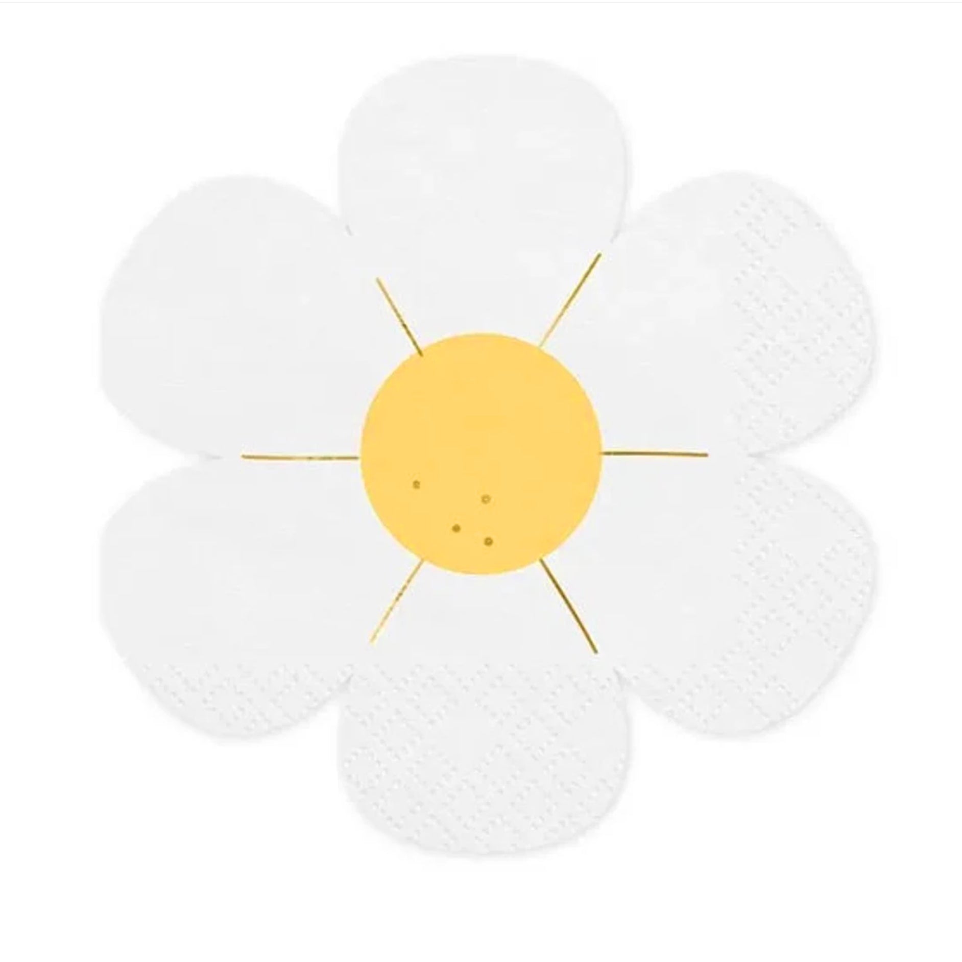 Daisy Floral Paper Napkins x 12