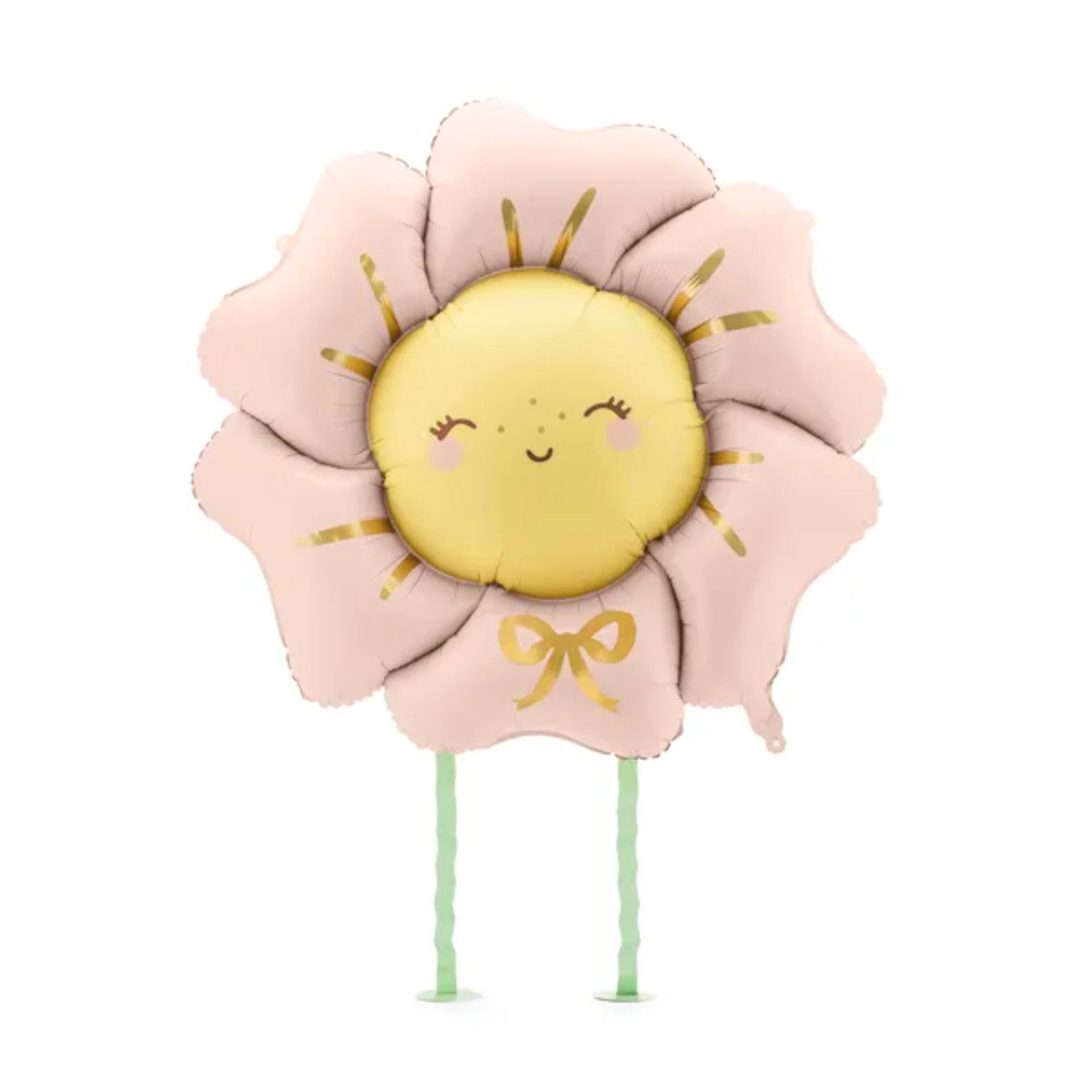 Walking Blush Pink Flower Balloon