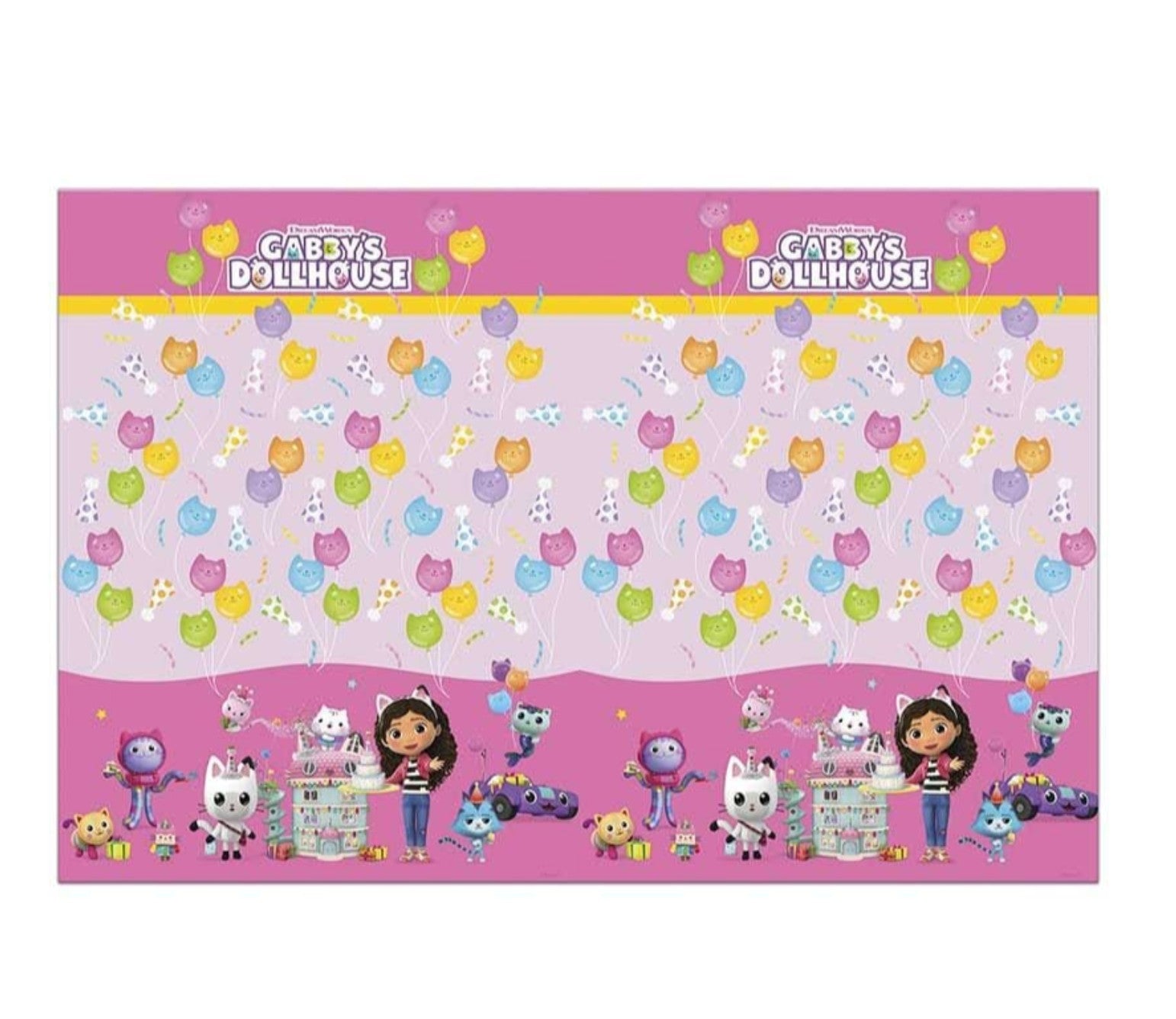 Gabby's Dollhouse Plastic Table Cover