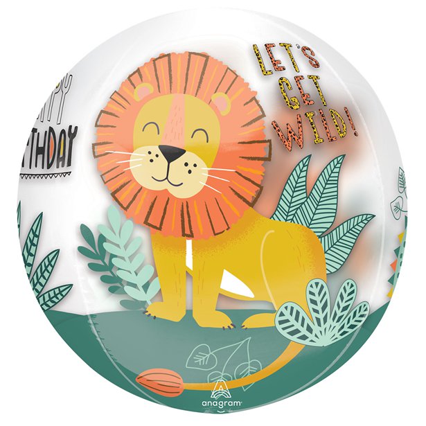 Safari Animals Orb Balloon