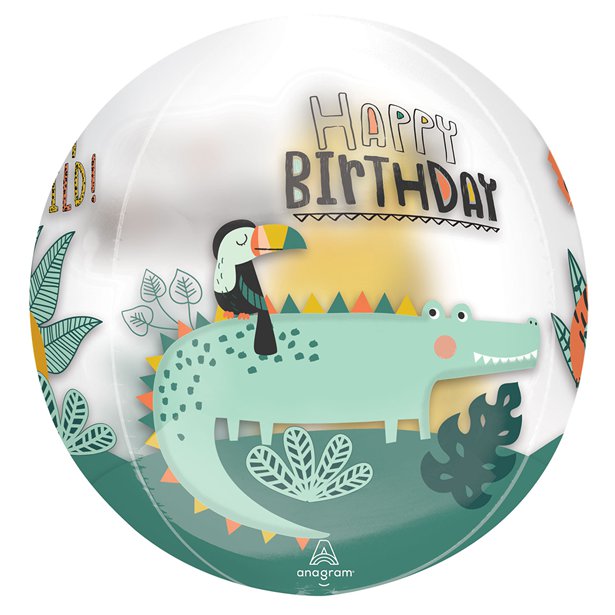 Safari Animals Orb Balloon