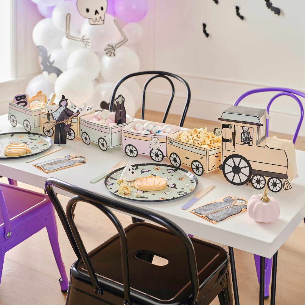 Halloween Ghost Train Treat Stand