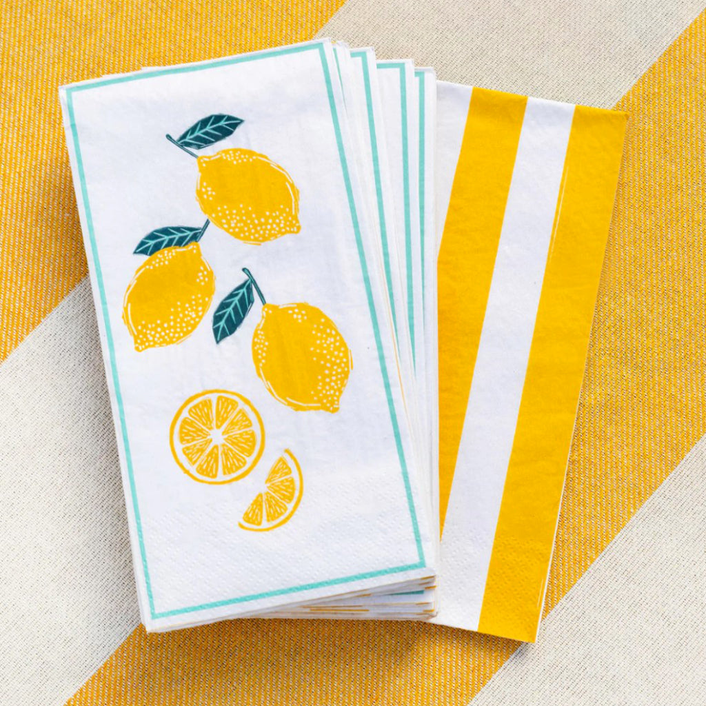Lemon Paper Napkins x 16