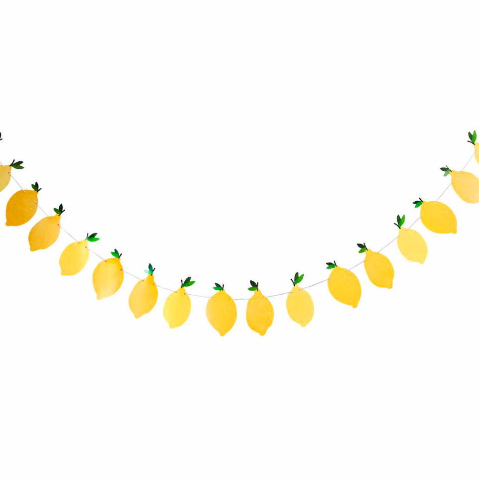 Lemon Party Bunting 2.5 Metres