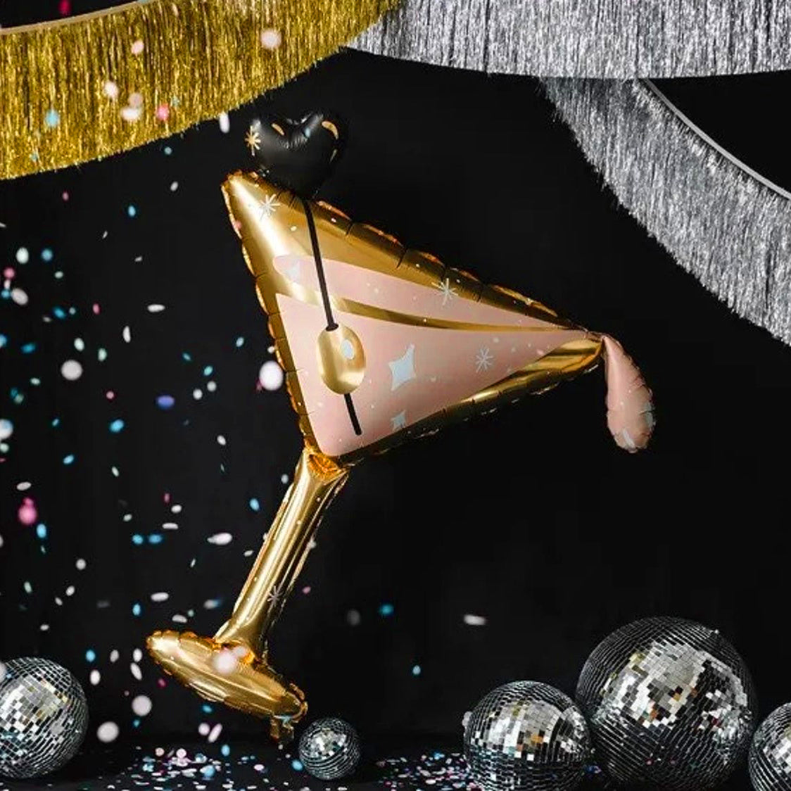 Large Martini Glass Balloon, 41in/104cm