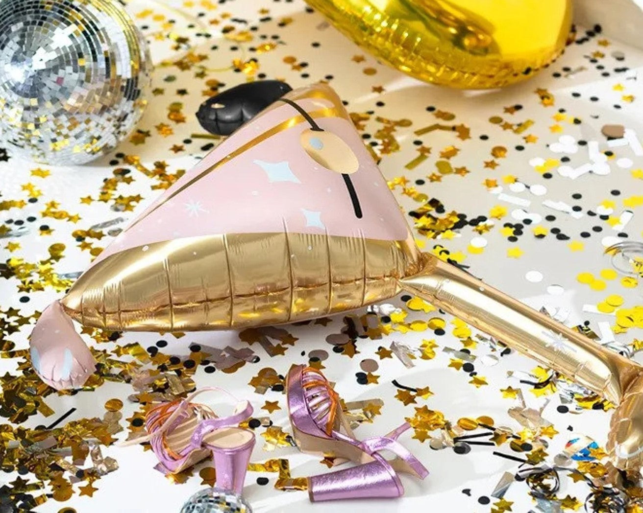 Large Martini Glass Balloon, 41in/104cm