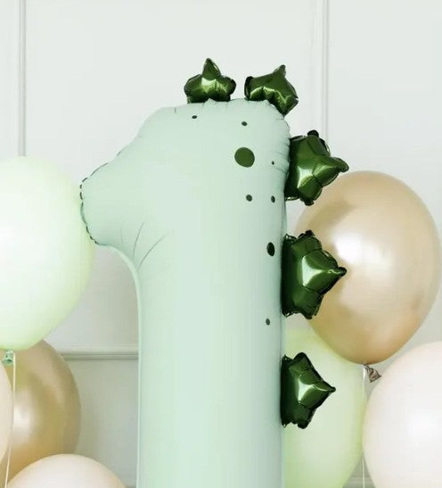 Dinosaur Number 1 Foil Balloon - 36 inch