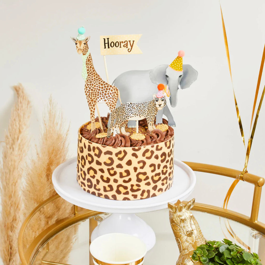 Party Animal Cake Topper Set
