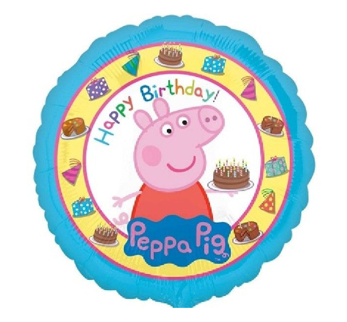 Peppa Pig Happy Birthday Foil Balloon