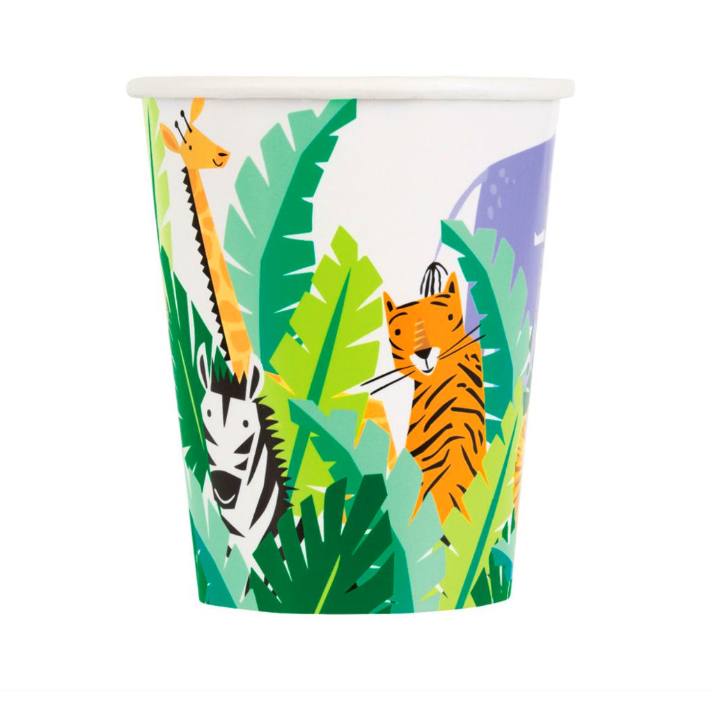 Safari Party Cups x 8