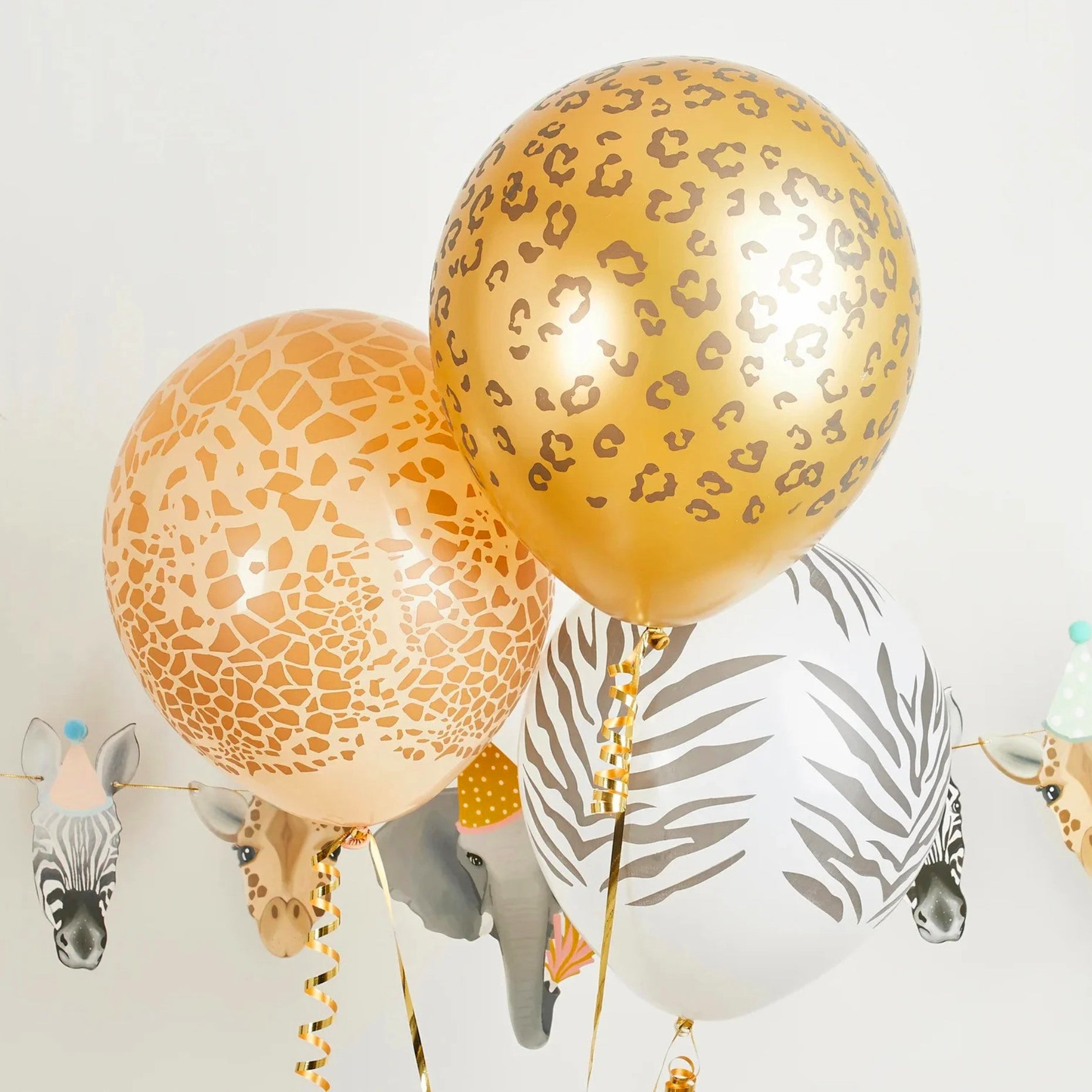 Safari Balloons x 12