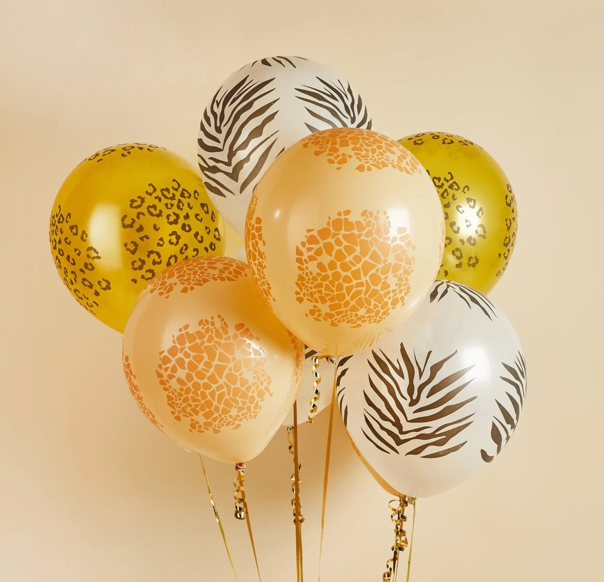 Safari Balloons x 12