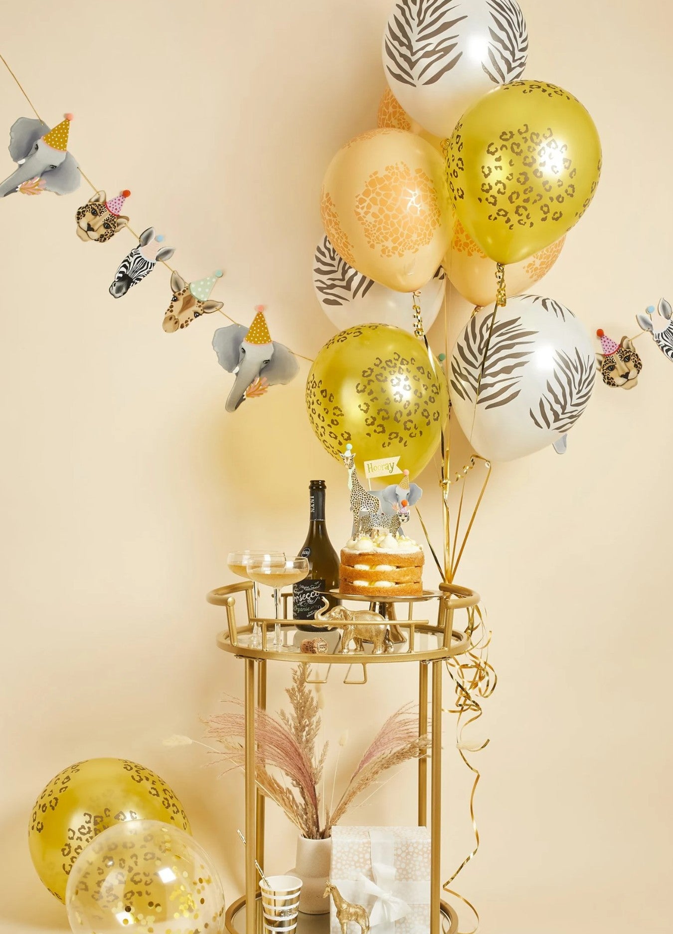 Safari Balloons x 12