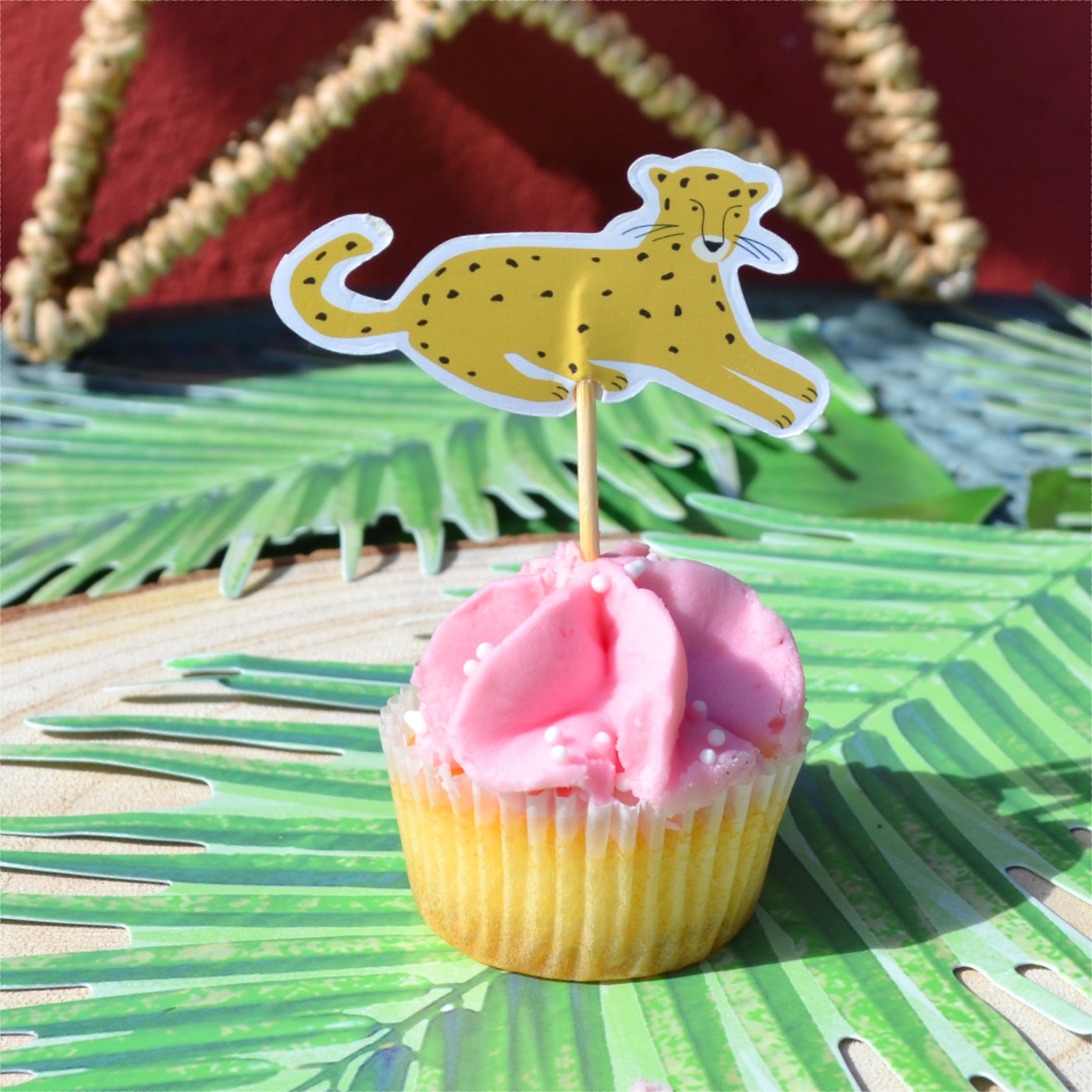 Safari Animal Cupcake Toppers x 12