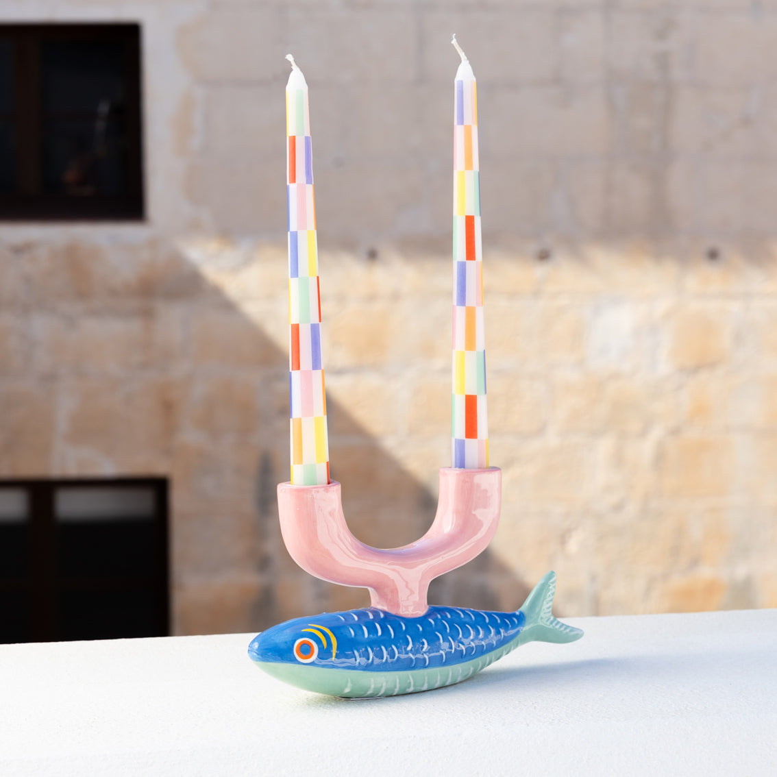 Ceramic Fish Candle Holder - Talking Tables