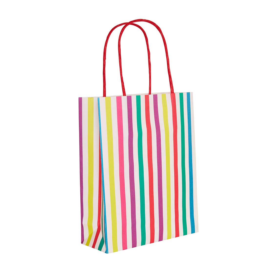 Multi Coloured Stripes Party Bags x 8