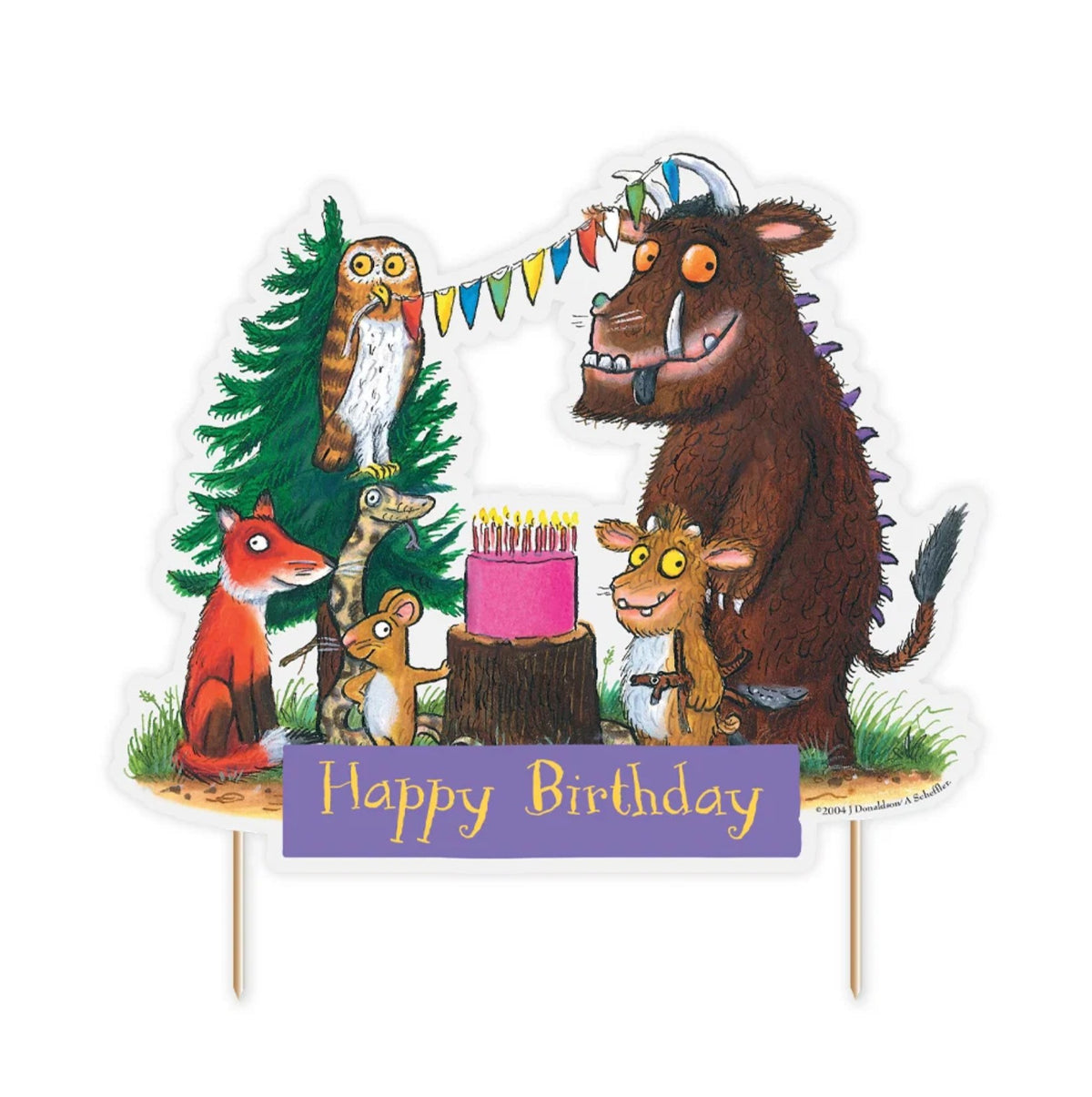 The Gruffalo's Child Happy Birthday Cake Topper