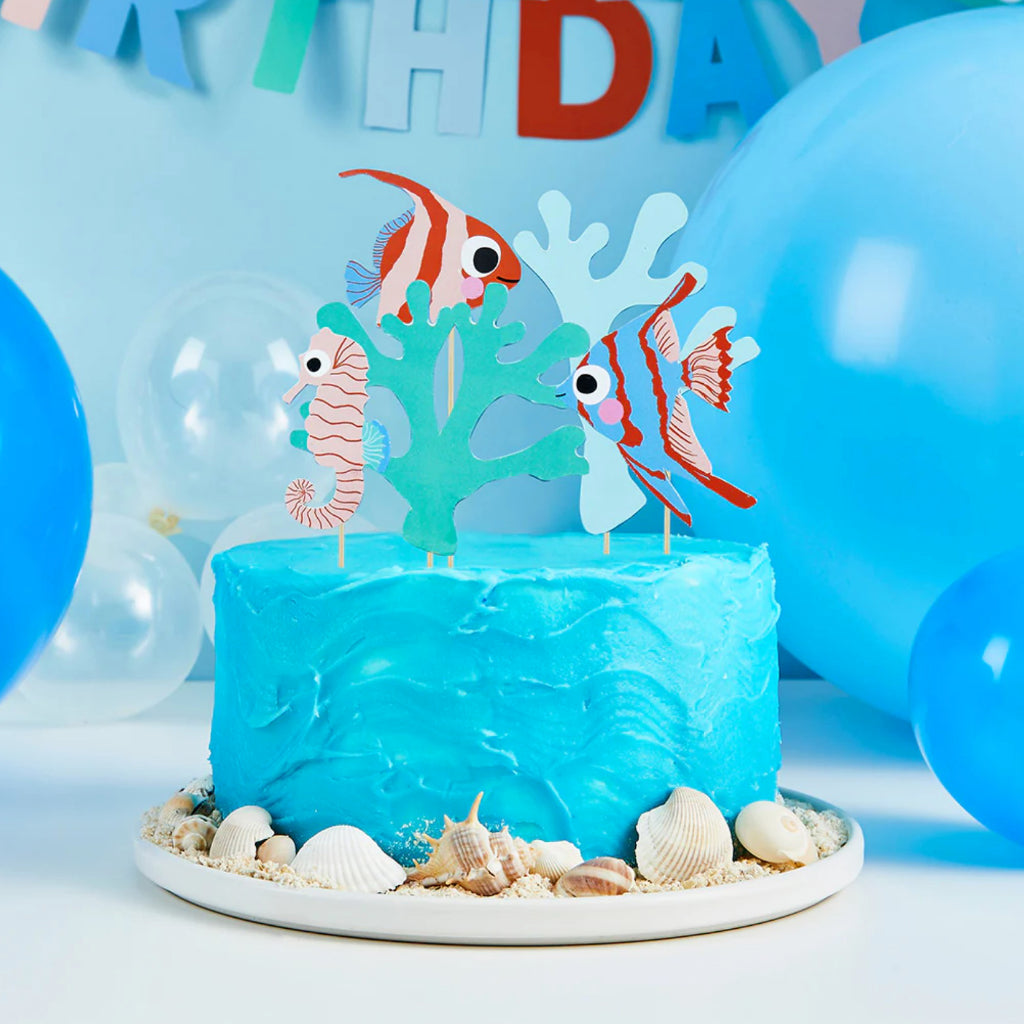 Under The Sea Cake Topper Set - 5 Pieces