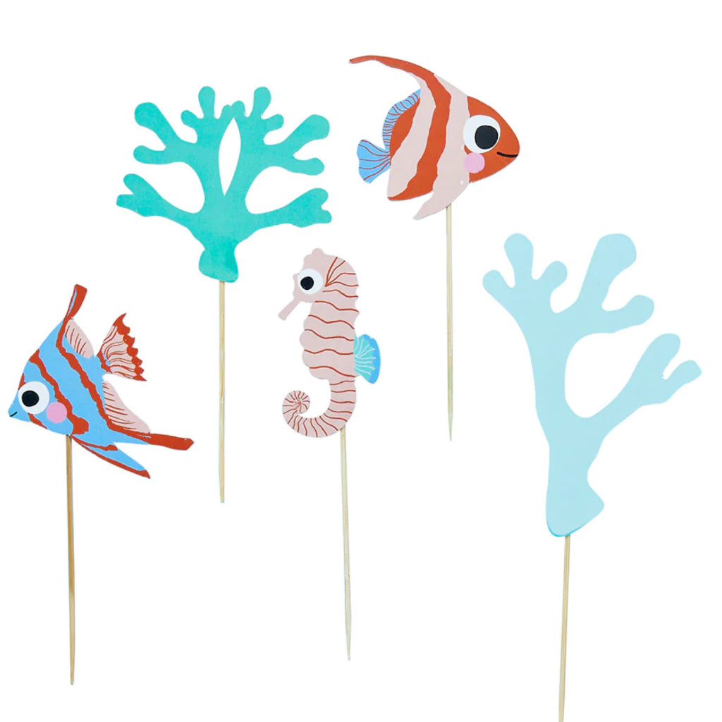 Under The Sea Cake Topper Set - 5 Pieces