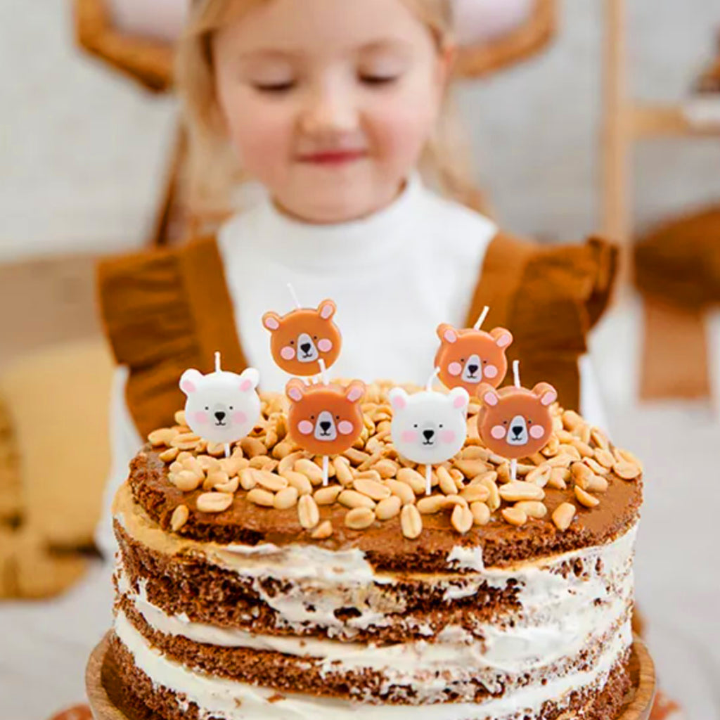 Bear Birthday Candles