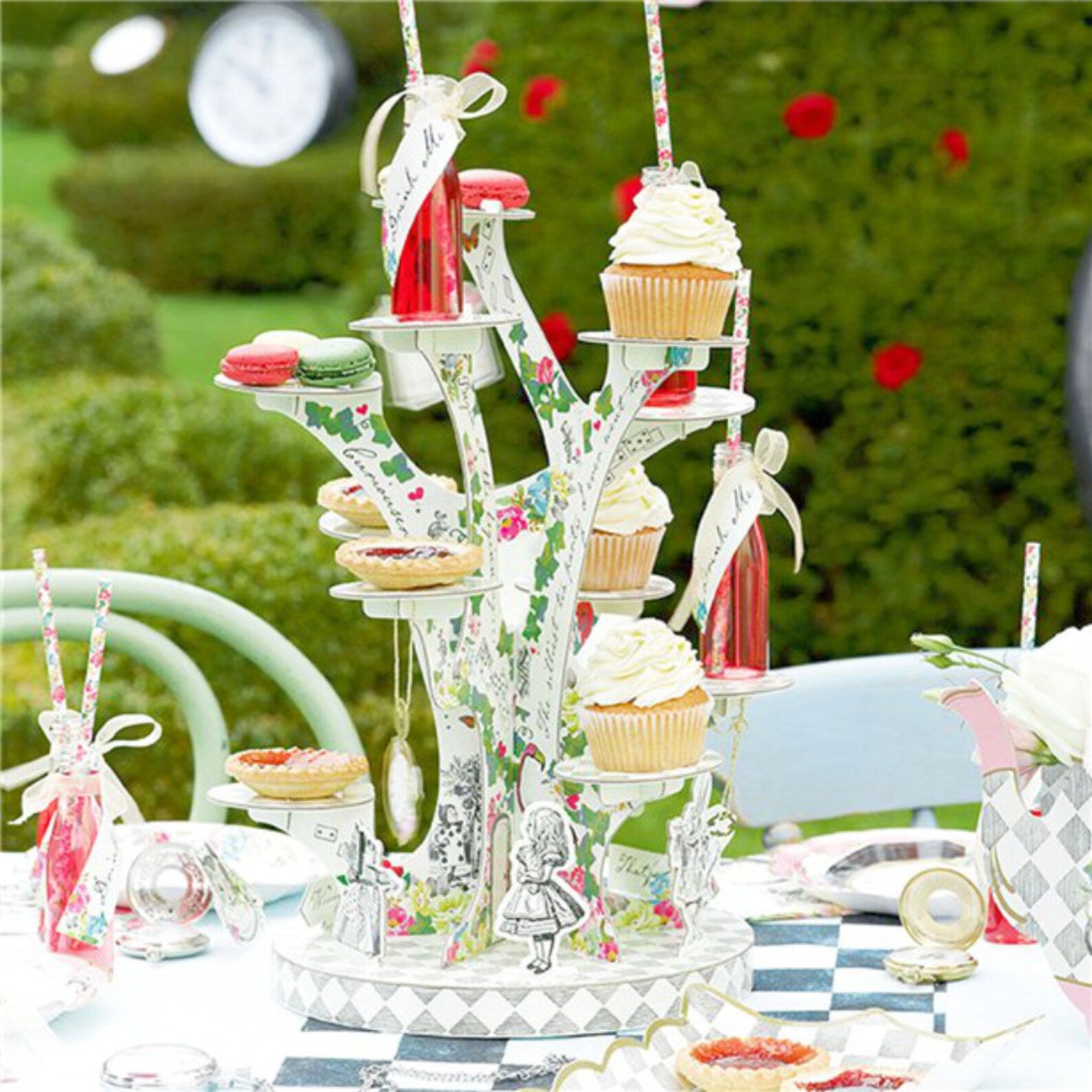 Alice in Wonderland Party Cake Stand - Talking Tables