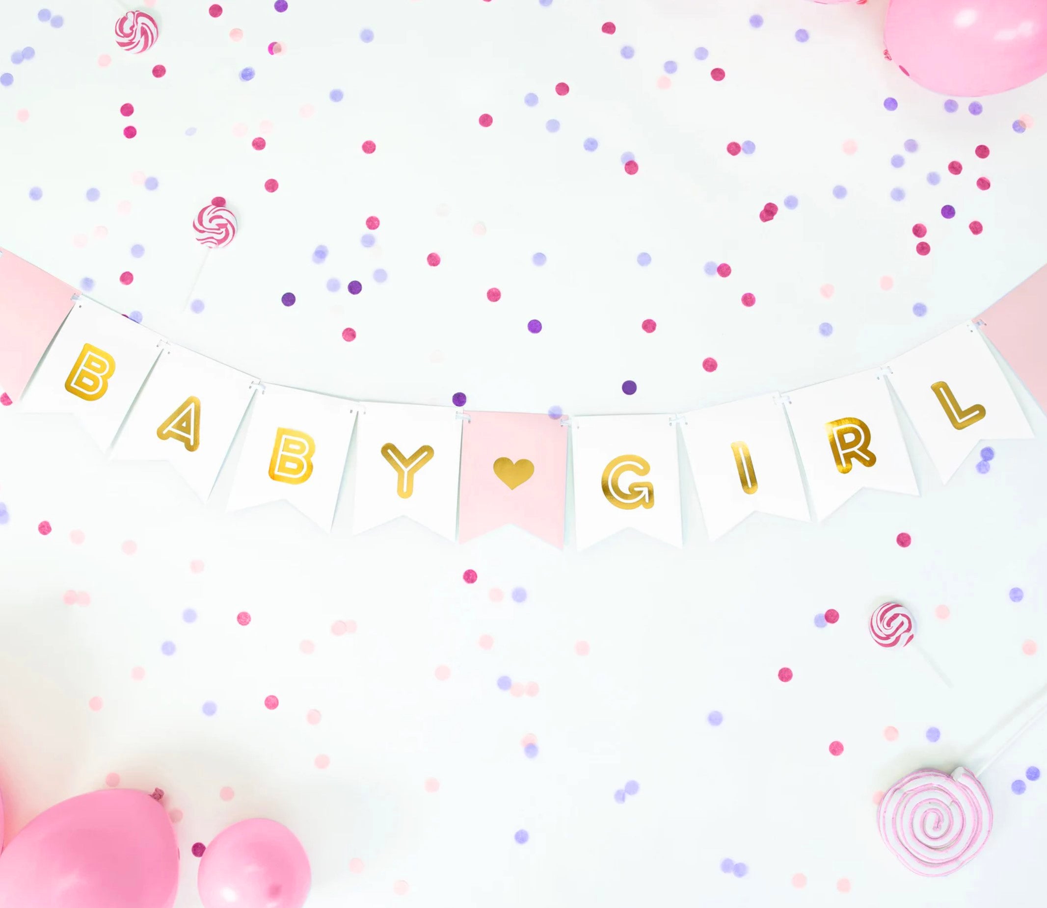 Pink Baby Girl Banner