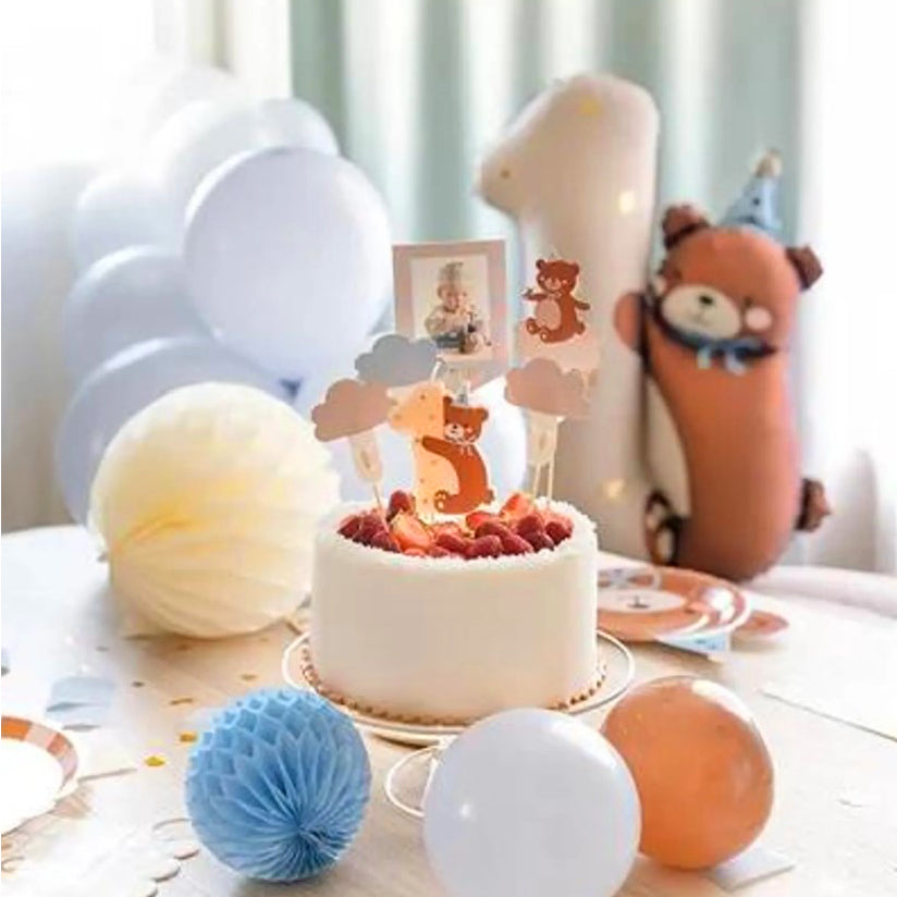 Teddy Bear 1st Birthday Candle