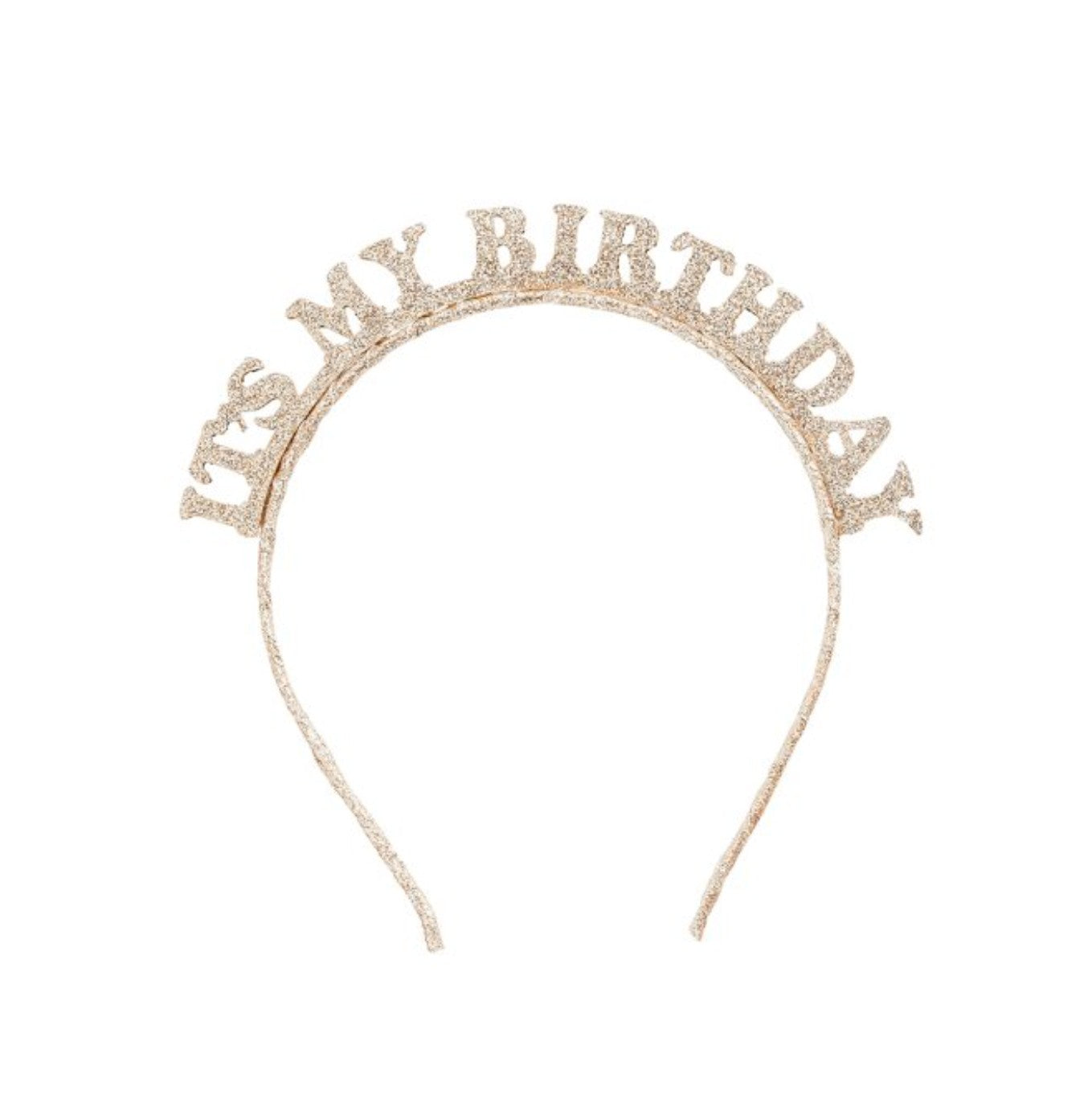 Gold It's My Birthday Headband