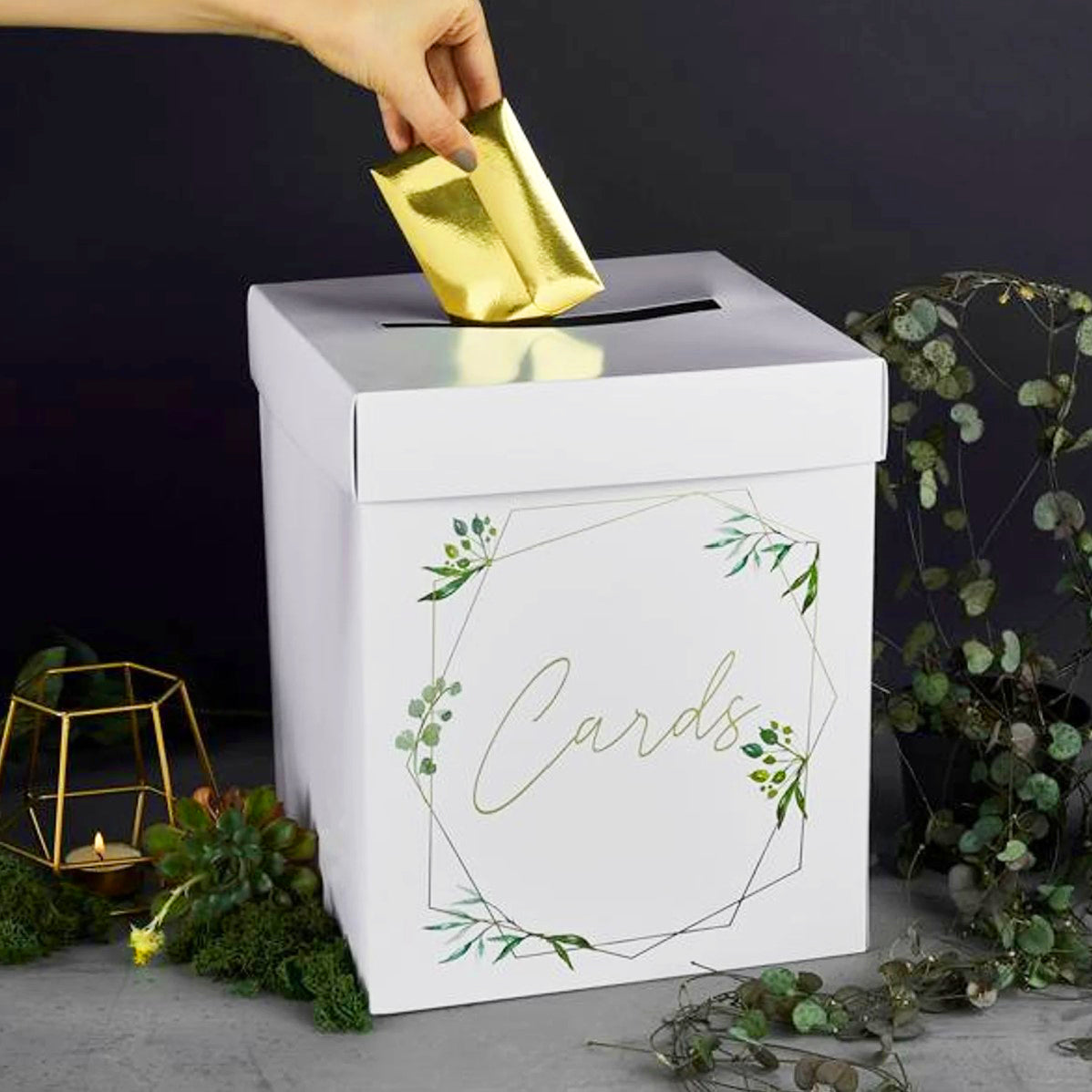 Botanical Wedding Post Box