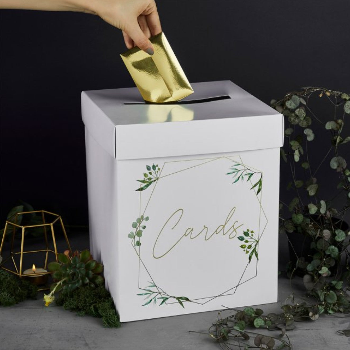 Botanical Wedding Cards Box