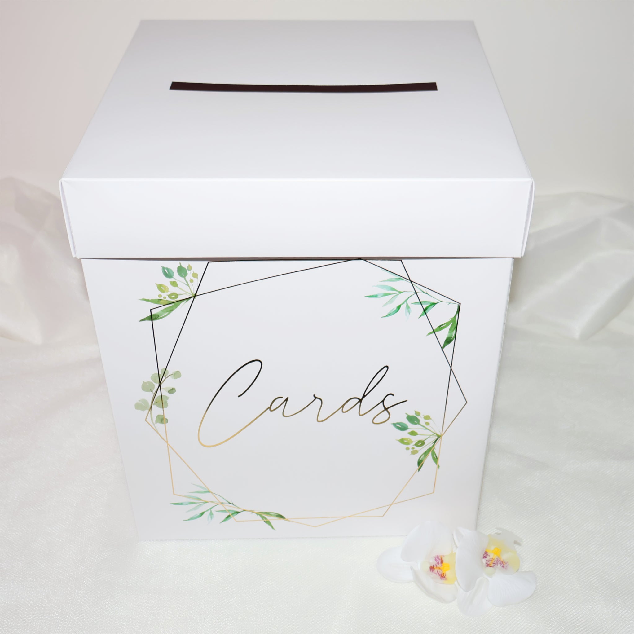 Botanical Wedding Cards Box