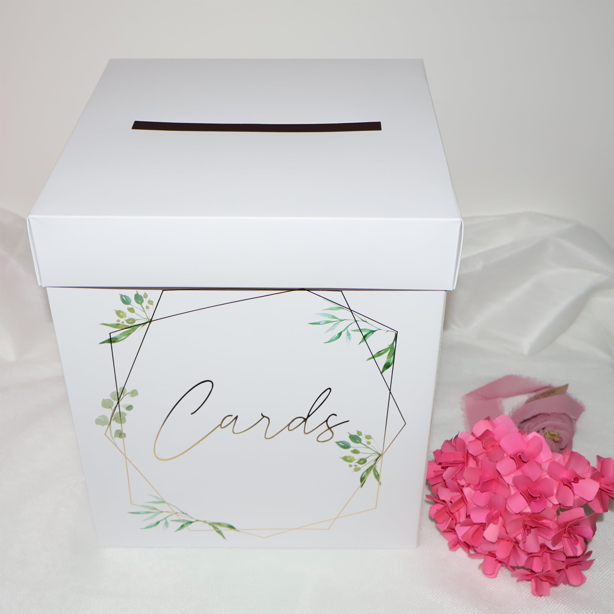 Botanical Wedding Cards Box