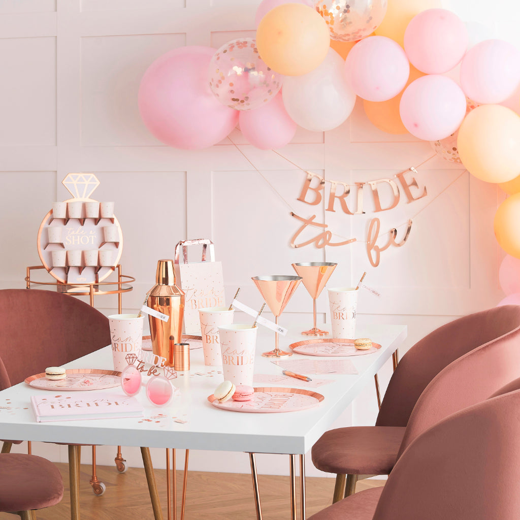 Rose Gold Bride to be Banner