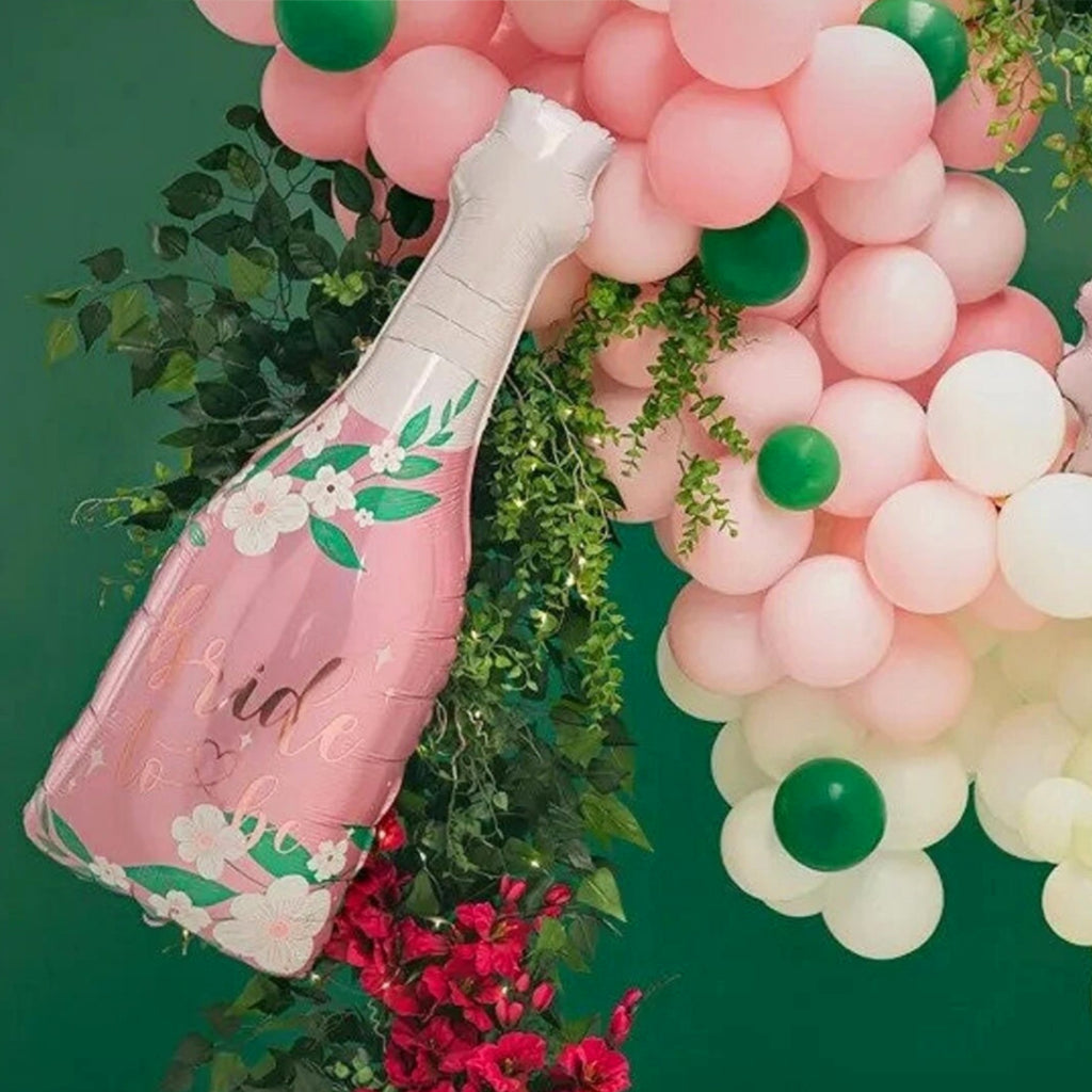 Giant Pink Bride To Be Bottle Balloon