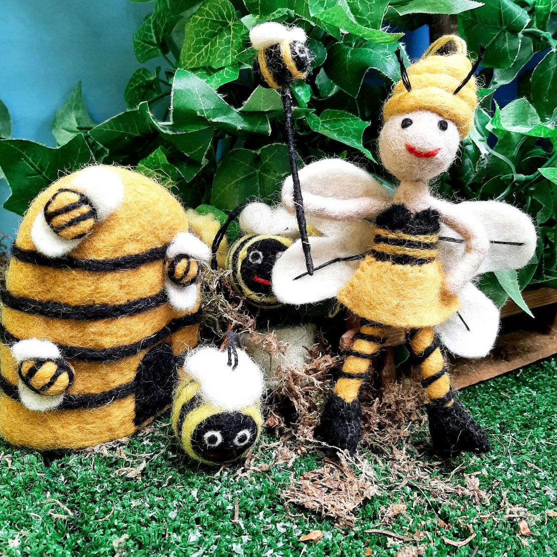 Felt So Good Bumblebee Fairy Hanging Decoration