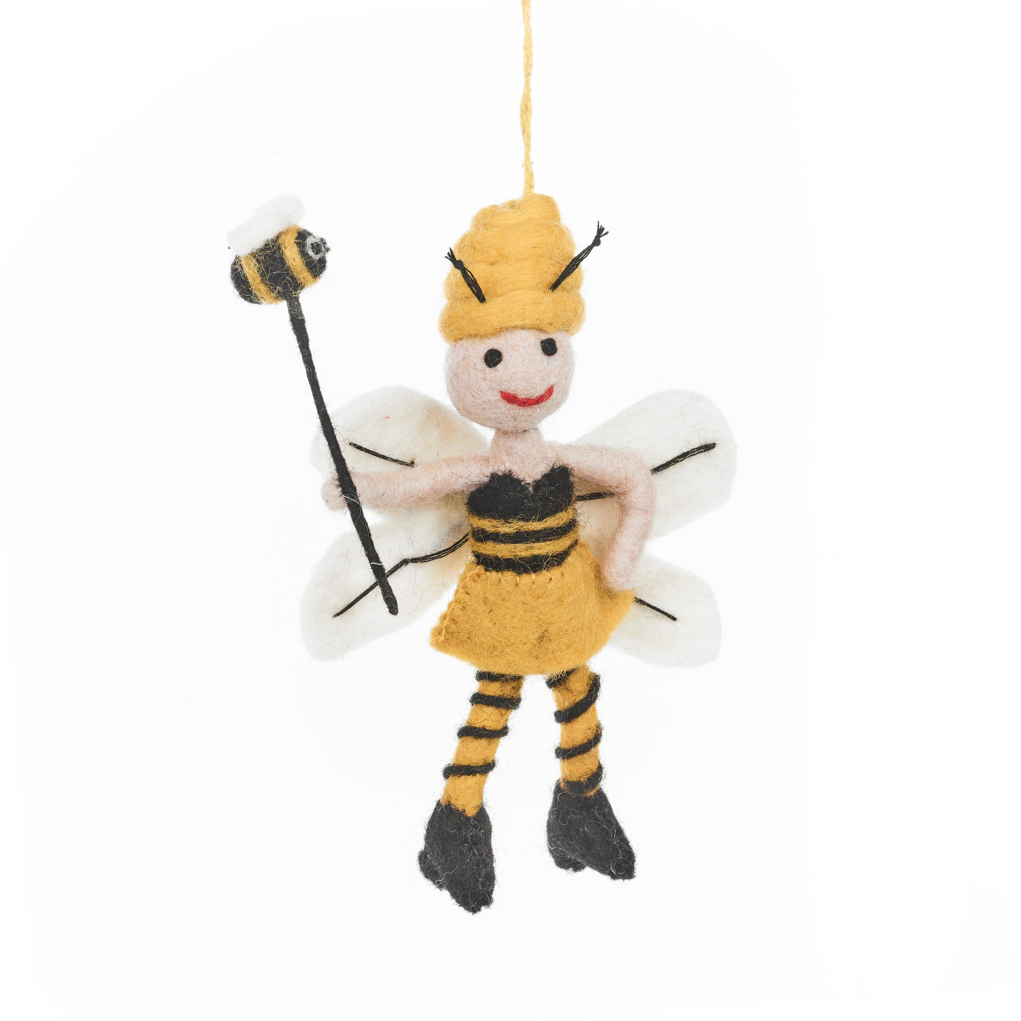 Felt So Good Bumblebee Fairy Hanging Decoration