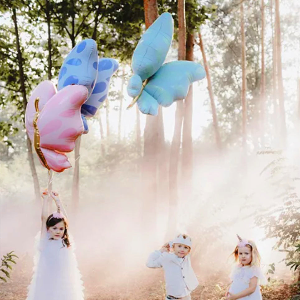 Blue Butterfly Foil Balloon