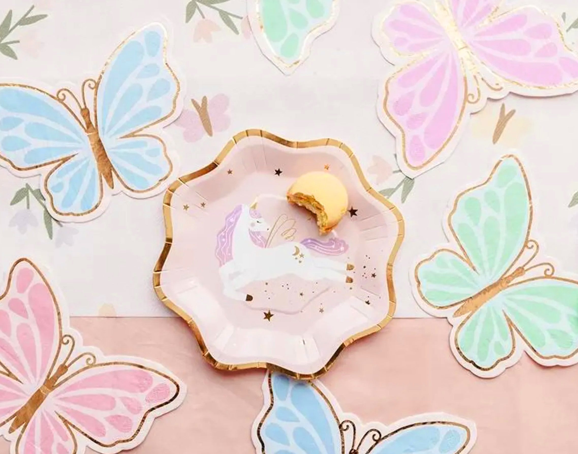 Pastel Butterfly Napkins x 12